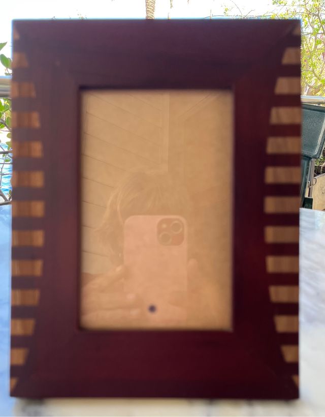 Antiguo marco madera