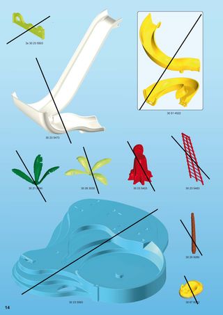 Playmobil 6669 - Parque acuático con toboganes