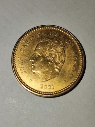 Moneda 100 pesetas 2001