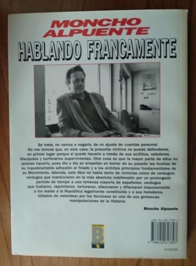 FRANCAMENTE PARLANDO. MONCHO ALPONTE. SERIE DI RAPPORTI