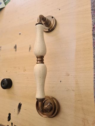 Puerta corredera madera maciza
