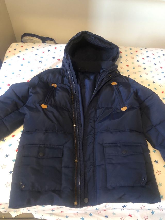 Abrigo escolar azul marino talla 13-14