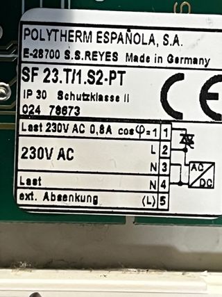 7 Reguladores termostatos Calefaccion Polytherm