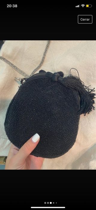 Bolso piña le lentejuelas Zara