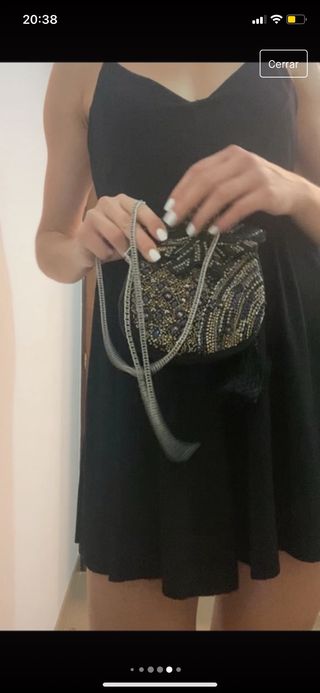 Bolso piña le lentejuelas Zara
