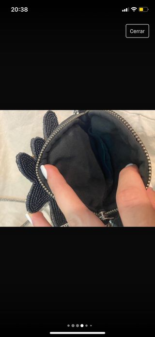 Bolso piña le lentejuelas Zara