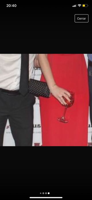 Clutch negro tachuelas Zara