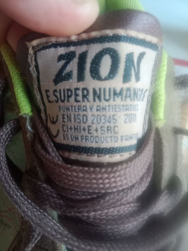 Zapatos de trabajo. EPI