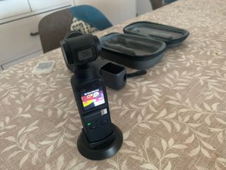 DJI Osmo Pocket + estuche +  funda + base-soporte