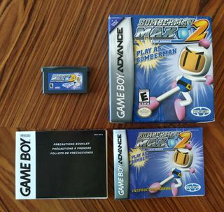 Completo Bomberman Max 2 Nintendo Game Boy Advance