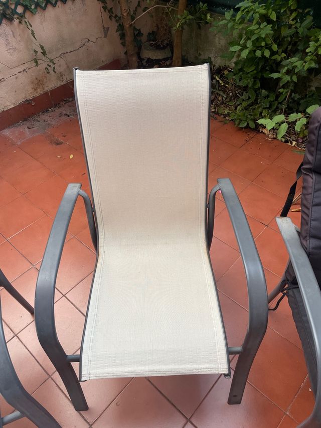 Sillas jardín