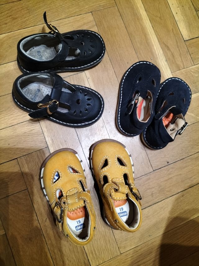 Lote calzado Chicco bebé T18-19-20