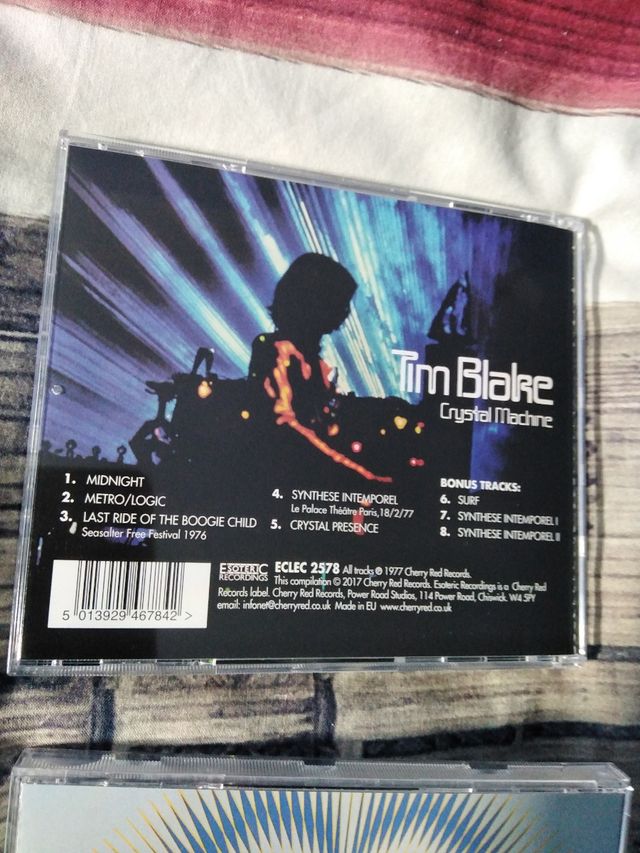 TIM BLAKE 2 CDs 1976-1978 GONG HAWKWIND Prog 70s