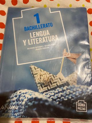 Libro de Lengua y Literatura . Anaya