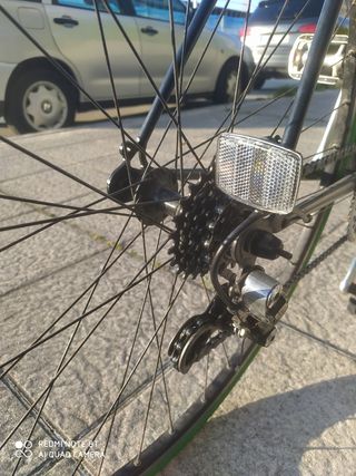 Bici estilo fixie con cambio