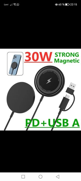 Carga rápida inalámbrica