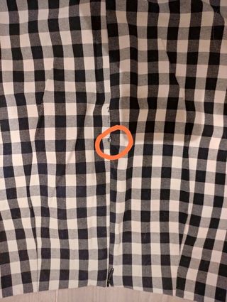 Falda Cuadros y volantes Stradivarius