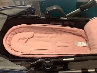 Saco nido Bugaboo rosa para capazo