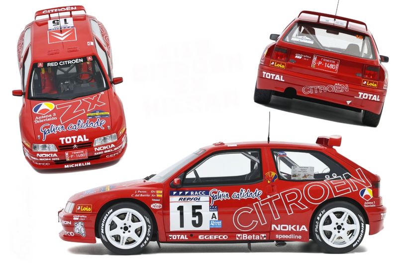 Miniature Citroën ZX Kit Car Rallye Catalunya 1997 – Ottomobile OT432 – 1/18 Résine (Neuf)