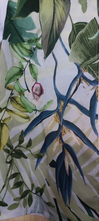 Desigual Women's Bimaterial Tropical T-shirt