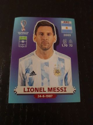 Cromo De Lionel Messi