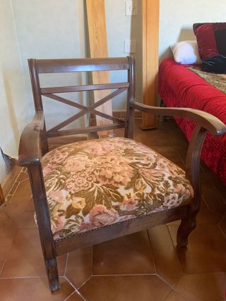 Sillón dormitorio vintage