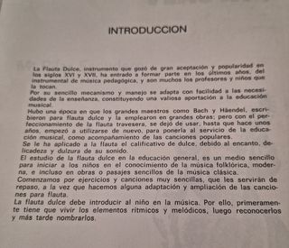 Flauta libro pedagogía musical 1988 P. Escudero 