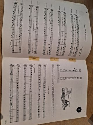 Flauta libro pedagogía musical 1988 P. Escudero 
