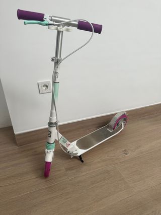 Patinete Oxelo Mid 9 Blanco Violeta