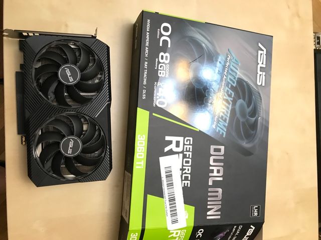 Asus GeForce RTX 3060 Ti dual mini V2 OC 8GB GDDR6