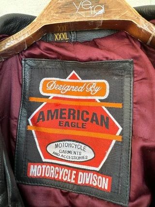 Cazadora Cruzada Cuero