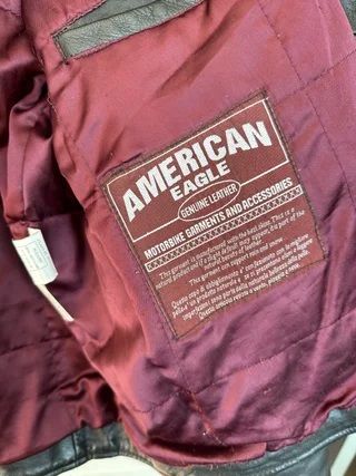 Cazadora Cruzada Cuero