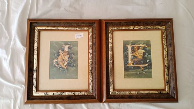 Cuadros con paspartú y cristal mate