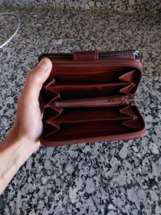 Cartera billetera femenina sintética