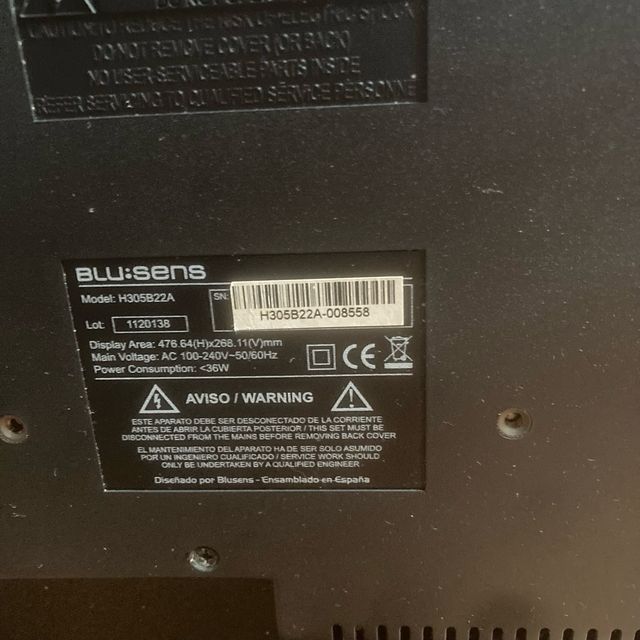 Tv Blusens para arreglar o piezas