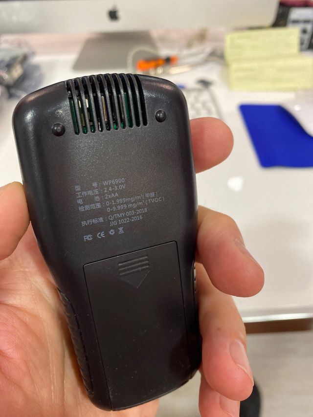 Detector de humos formalheyde