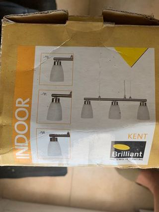 Lampara de techo 3 focos Brilliant