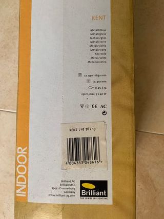 Lampara de techo 3 focos Brilliant