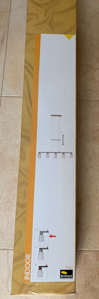 Lampara de techo 5 focos Brilliant