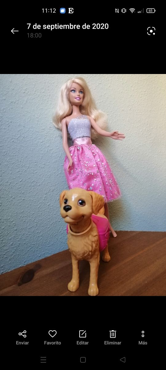 Barbie Set Barbie Pasea Perros Muñeca Barbie Pasea A Su Perro De