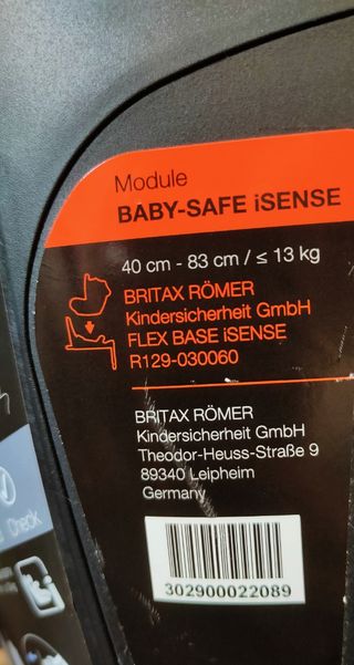Maxi-Cosi Britax Romer baby safe i-size