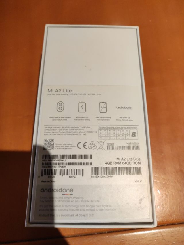 Custodia originale Xiaomi Mi A2 Lite