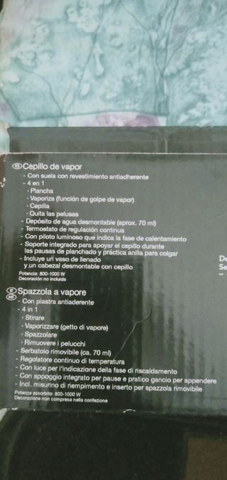 Cepillo de vapor