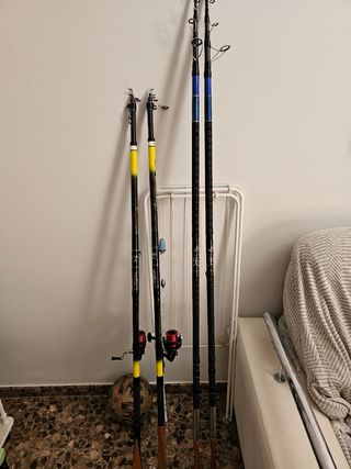 cañas de pesca