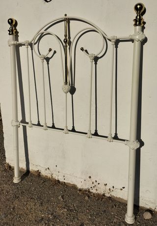 Cabecero forja blanco 