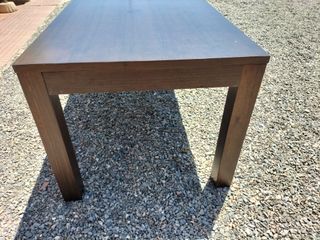 Mesa madera maciza wengé
