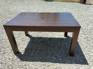 Mesa madera maciza wengé