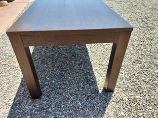 Mesa madera maciza wengé