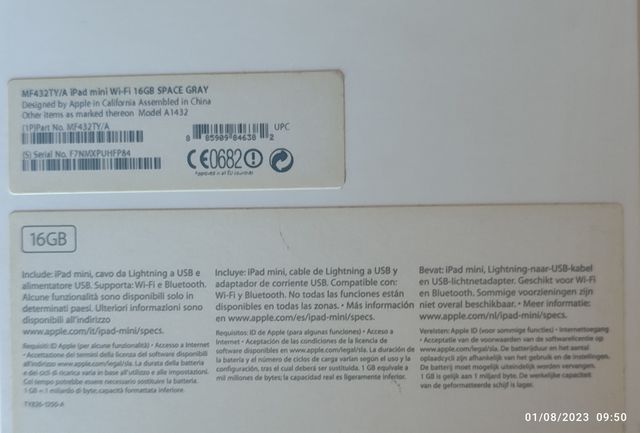 iPAD MINI TABLET 16GB