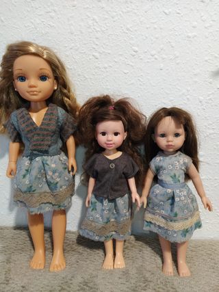 Falda Nancy 40 cm muñeca